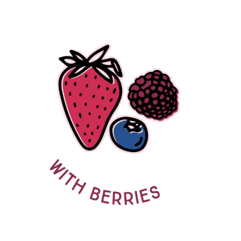Berries Granola Sticker by VICTORY DANCE FOODS