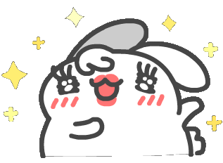 rabbit Sticker by Capoo