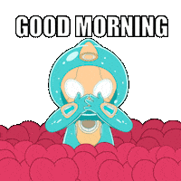 Good Morning Heart Sticker by Masters of Mayhem