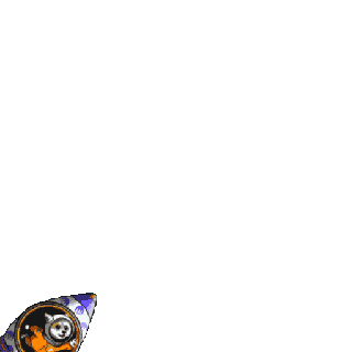 Lift Off Rocketship Sticker by $DOG