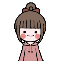 Happy Girl Sticker by おちょう