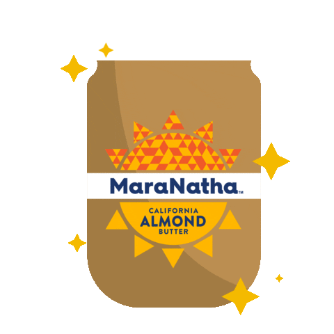 Almond Butter Maranatha Sticker by Lamington Co
