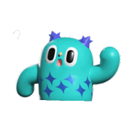 mintmon omg emoji cactus mint Sticker