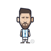 Lionel Messi Football Sticker by Loogart