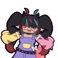 Jump Chibi Sticker