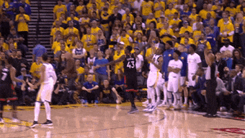 Feeling It Lets Go GIF by NBA