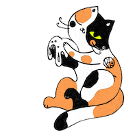 loeblich cat kitty bunny gato Sticker