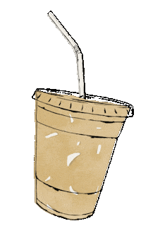 Iced Coffee Sticker