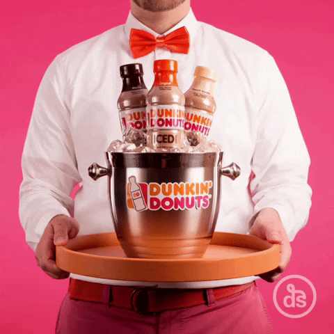 dunkin donuts waiter GIF by dschwen