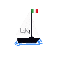Sun Lake Sticker by L4K3