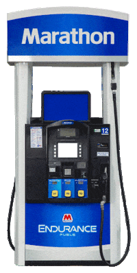 Marathon_Fuel marathon pump gas pump fueling up Sticker