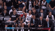 happy manu ginobili GIF by NBA