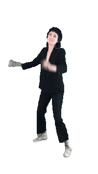 alexisrockley dancing hell yes awkward dance alexis rockley Sticker