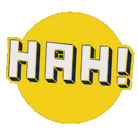 Hahcomedy hah hahcomedy Sticker