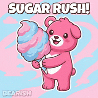 Happy Cotton Candy GIF by BEARISH