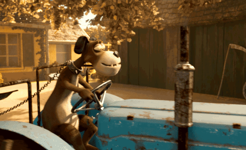 choking guard dog GIF by scopas medien AG