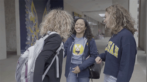 umsocial hug GIF by University of Michigan