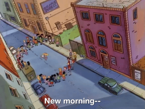 hey arnold nick splat GIF