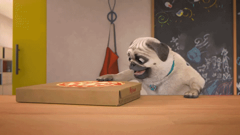 Hungry Pizza GIF by MightyMike