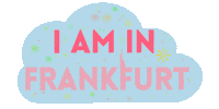 Frankfurt Am Main Cloud Sticker by Pani Dominika