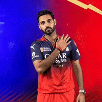 Happy Bhuvneshwar Kumar GIF by Royal Challengers Bengaluru