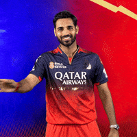 Happy Bhuvneshwar Kumar GIF by Royal Challengers Bengaluru