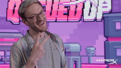 Peace Out Wink GIF by HyperX
