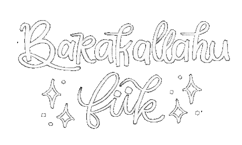 Lettering Islam Sticker