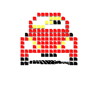 Pixel Rotating Sticker