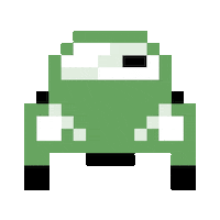 Pixel Flying Sticker