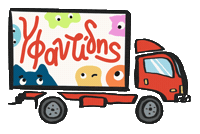 Truck Greek Sticker