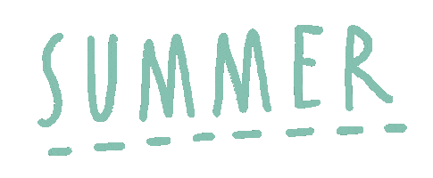 Summer Text Sticker by Sara Maese