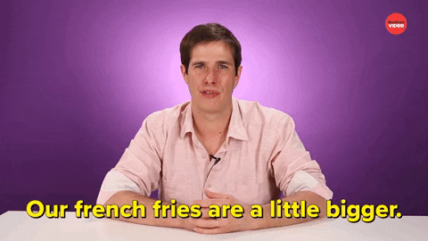 French People Try American Mcdonalds French Fries For The First Time GIF by BuzzFeed