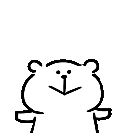 Jump Bear Sticker by yoyoyon