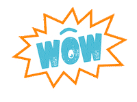 Sticker Wow Sticker by Agentur HALMA