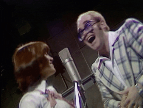 Music Video Laughing GIF by Elton John