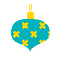 Christmas Ball Sticker by Istituto Artigianelli