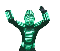 Robot Ledman Sticker by Stellar Eventos