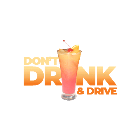Dont Drink And Drive Sticker by peregonza