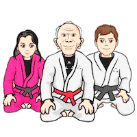 Bjj Roger Sticker by GracieKore