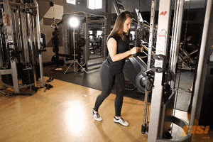 fisiculturismo musculacao triceps mulheres que treinam treino de tríceps GIF