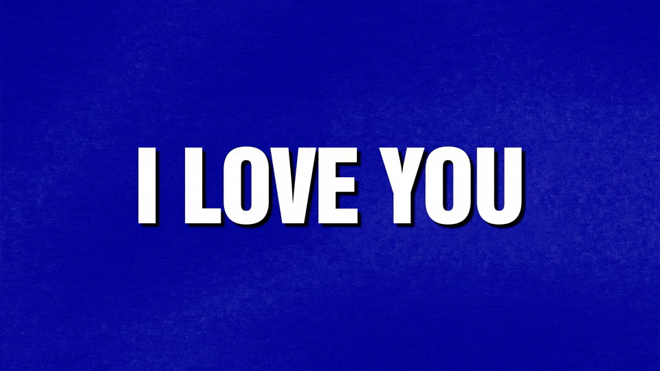 Loveya GIF by Jeopardy!
