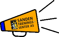 Sandengrafikk Sticker by Sanden Treningssenter