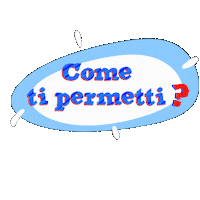 Come Italian Sticker