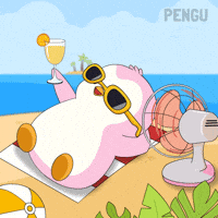 Girl Chilling GIF by Pudgy Penguins