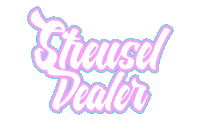 streuseldealer text wiggle sprinkle dealer Sticker