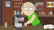 coffee mr. herbert garrison GIF by South Park 