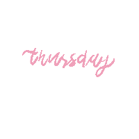 Thursday Sticker