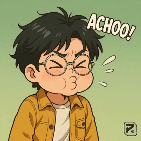 Celebration Sneeze GIF by Persona