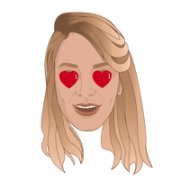 In Love Heart Sticker